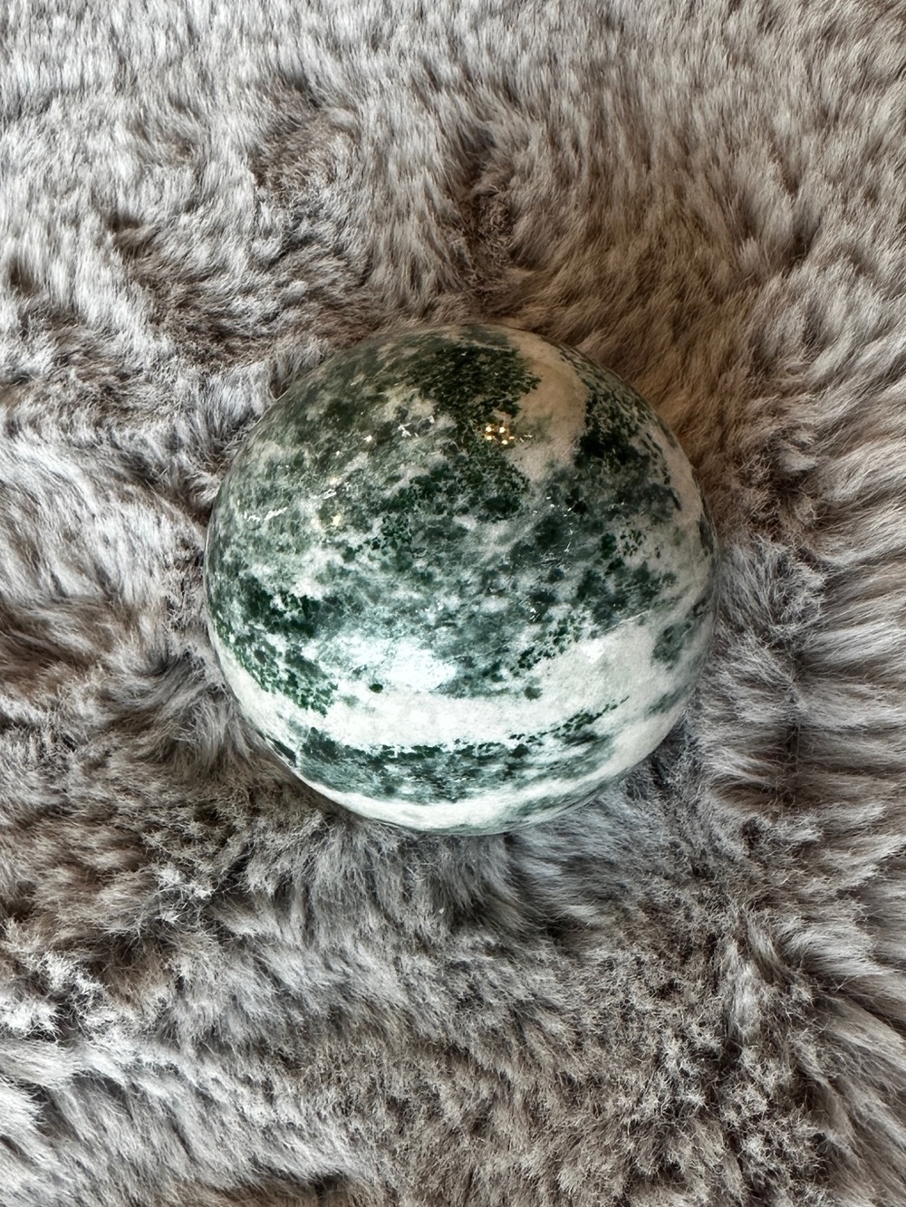Natural Tree Agate Crystal Sphere